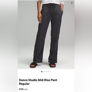 lululemon athletica Charcoal Dance Studio Pants